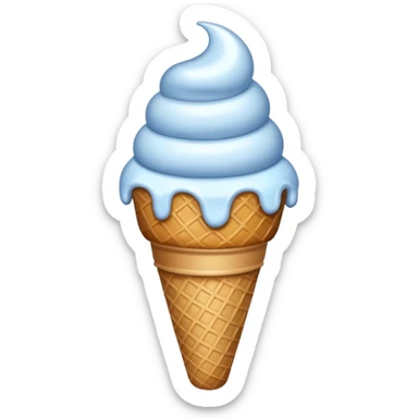 Ice cream but its have a hand sticker