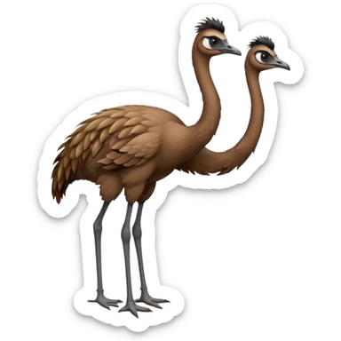 Emu sticker