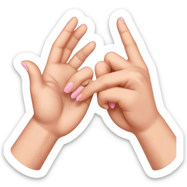 Kleiner Finger Schwur  sticker