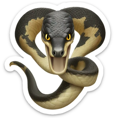 King cobra  sticker