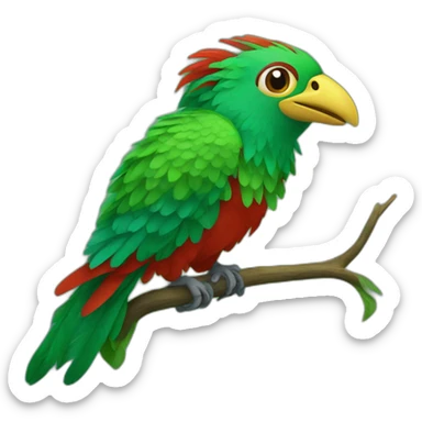 Quetzal sticker