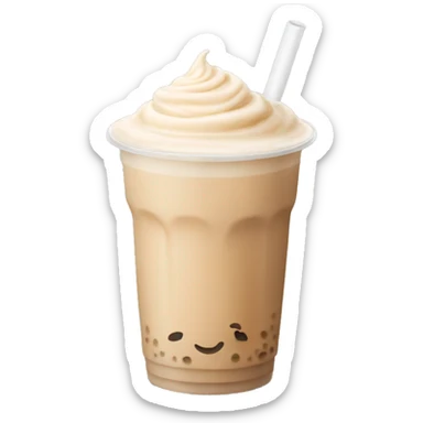 milk tea sticker