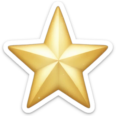 christmas star sticker