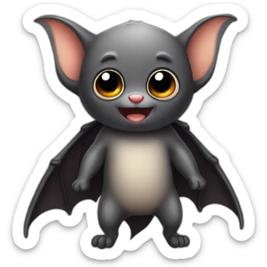 Cute little Bat  sticker