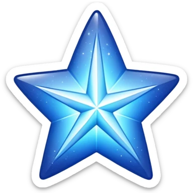 blue star emoji sticker