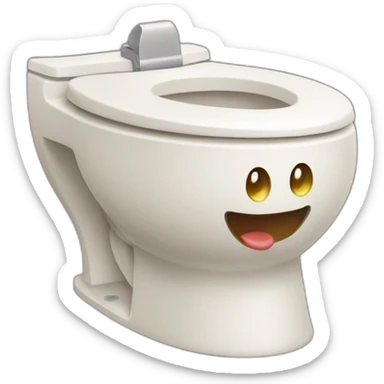 Ecstatic Toilet sticker