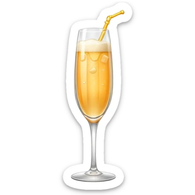 Orange buck fizz prosecco  sticker