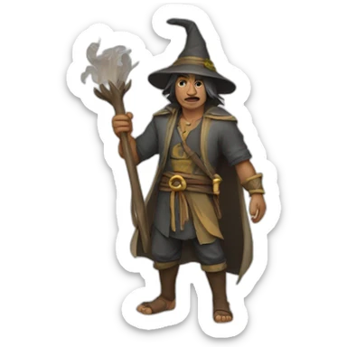 KARANGA la sorcière  sticker