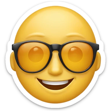 Cool emoji sticker