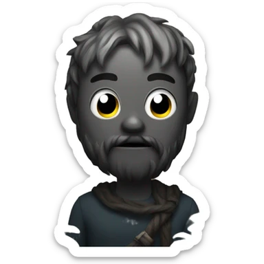 forbidden forest dark sticker