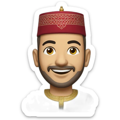 Roi du Maroc Mohammed VI  sticker