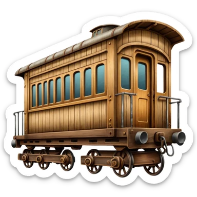 train car sticker
