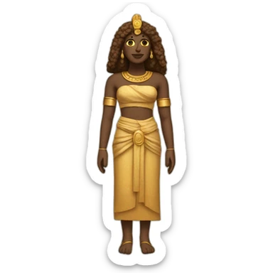 ancient canaanite goddess sticker