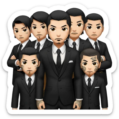 Yakuza Gang sticker