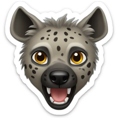 Female Hyena sticker