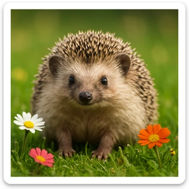 Hedgehog sticker