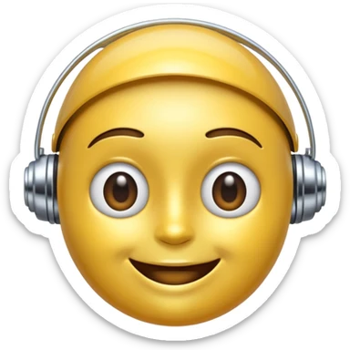 Generate a realistic emoji of AI learning something sticker