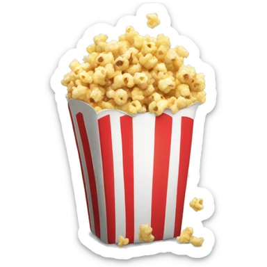 pop corn sticker