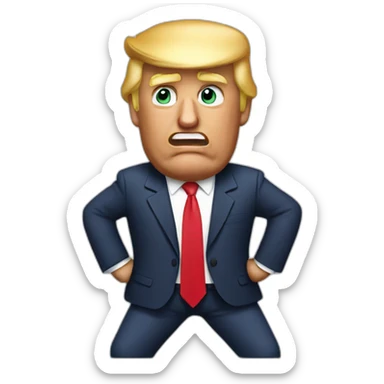 Donald Trump embarrassing sticker