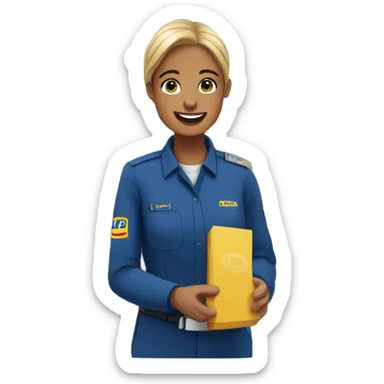 Lidl employee  sticker