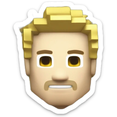 white skinned man head banker rich crypto usd gold money future cyberpunk magic safe pokemon minecraft sticker