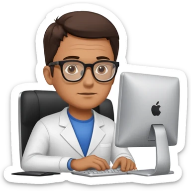 haz a un trader en su computadora} sticker