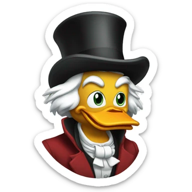 Scrooge McDuck sticker