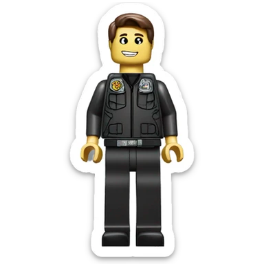 TOM CRUISE lego full body sticker
