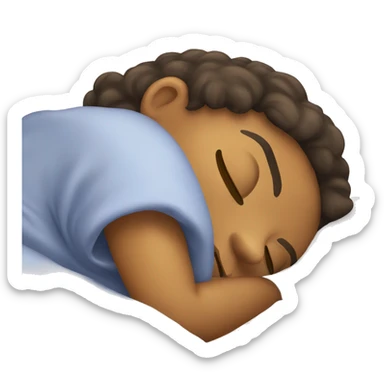 Sleeping sticker