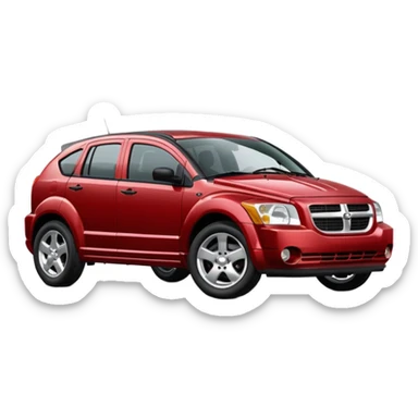 2007 Dodge Caliber Red sticker