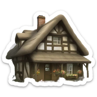 Cottage core sticker