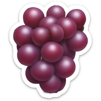 red grapes sticker