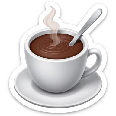 Un chocolate caliente sticker