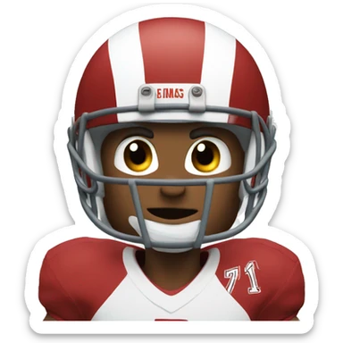 #11 Playing football sticker