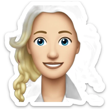 Coeur Marine Lepen sticker