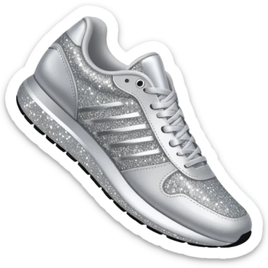 glitter running shoes no brand sticker
