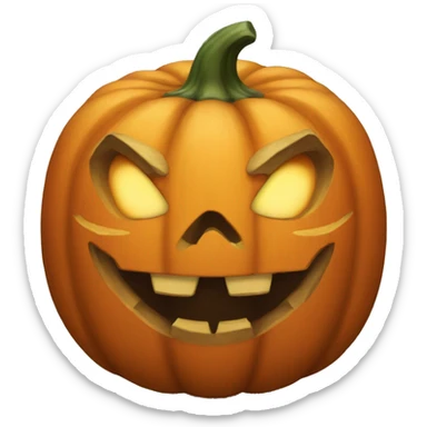 halloween pumpkin  sticker