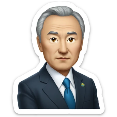 Nūrsūltan Nazarbaev President of Kazakhstan sticker