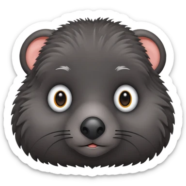 mole the animal sticker