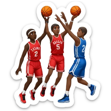 a player Defending against a player  sticker