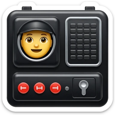 drive through restaurant employee intercom sticker