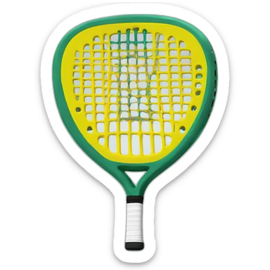 raquette Padel tennis sticker
