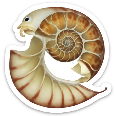 New Caledonia nautilus sticker