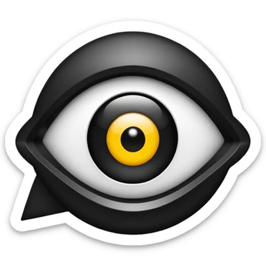 Minimalist emoji-style sticker of a wide open eye with a camera flash bursting into it. High contrast black and white with sharp lines. No gradients.
 sticker