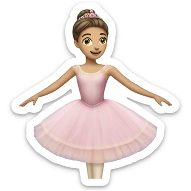 Clara ballerina from the nutcracker  sticker