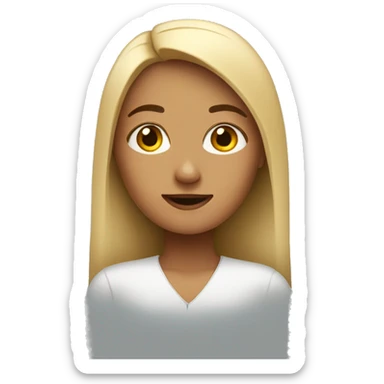 A girl with a to-do list sticker