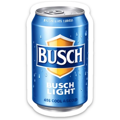 Busch light sticker