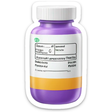 Pharmacy prescription bottle sticker