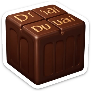 dubai chocolate sticker