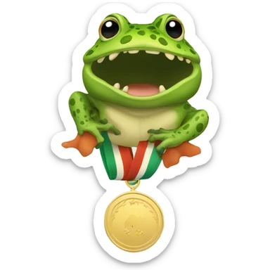 bufo offers a medal sticker